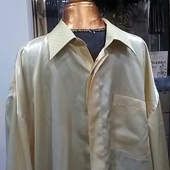 mens satin dress shirt